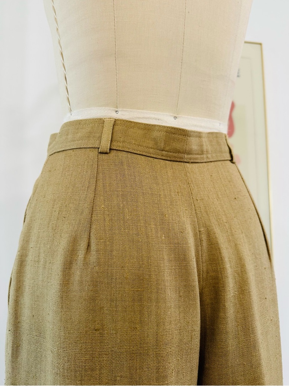 Vintage 80’s/90’s High-Waist Pleated Trousers - Picture 12 of 16